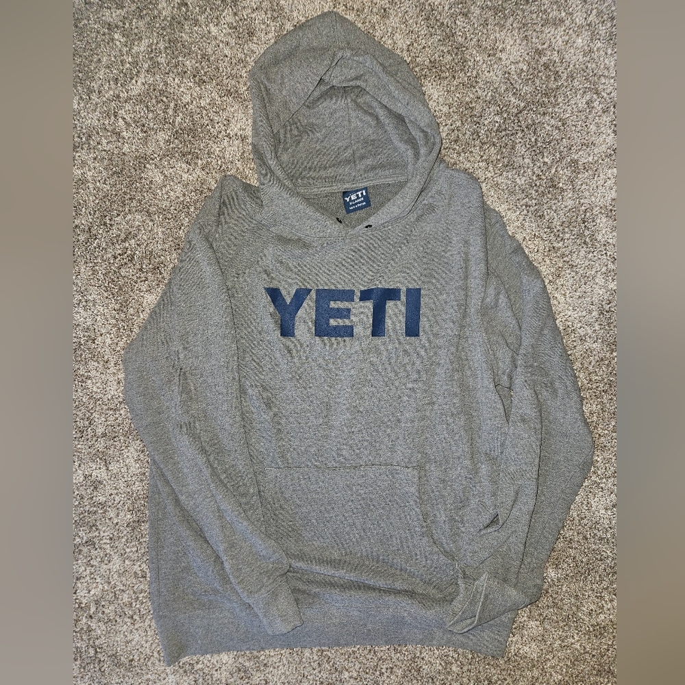 YETI Gray Hoodie